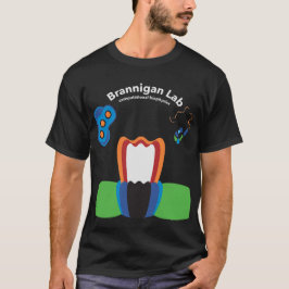 Composietontwerp voor een donkere achtergrond t-shirt