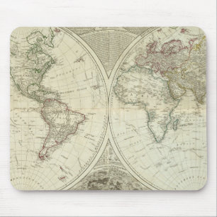 Composietwereld of terraquedisch wereldbol muismat