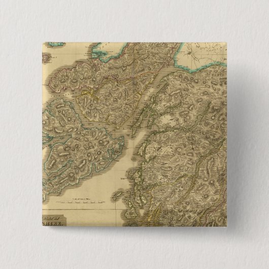 Composite Argyllshire Vierkante Button 5,1 Cm (Voorkant)