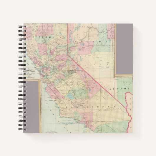 Composite Calif, Nevada Notitieboek (Voorkant)