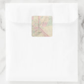 Composite Calif, Nevada Vierkante Sticker (Tas)