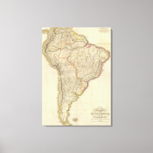 Composite Colombia Prima, S-Amerika Canvas Afdruk (Voorkant)