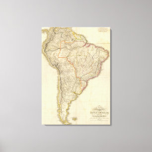 Composite Colombia Prima, S-Amerika Canvas Afdruk