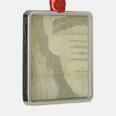 Composite Delaware Bay, River Metalen Ornament (Rechts)