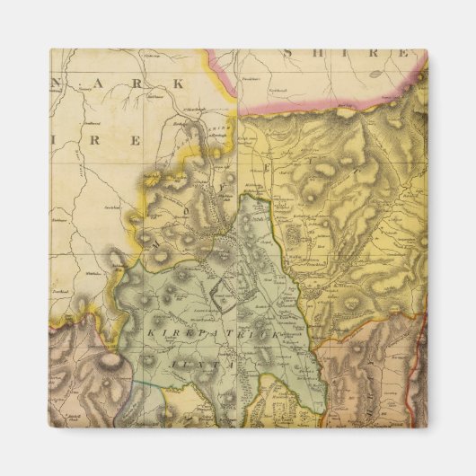 Composite Dumfriesshire 3 Magneet (Voorkant)
