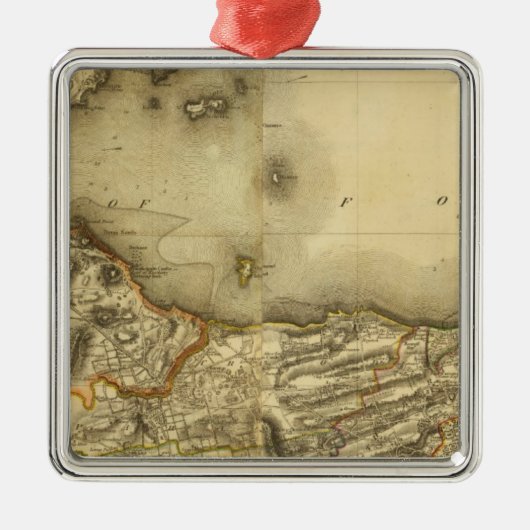 Composite Edinburgh Shire Metalen Ornament (Voorkant)