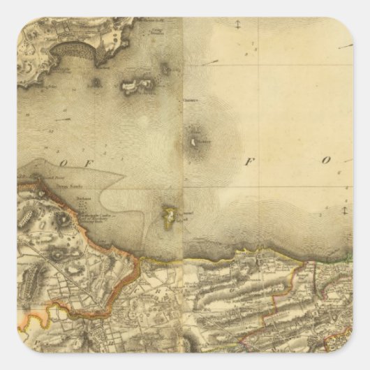 Composite Edinburgh Shire Vierkante Sticker (Voorkant)