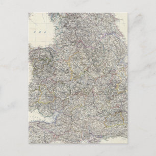 Composite England, Wales Briefkaart