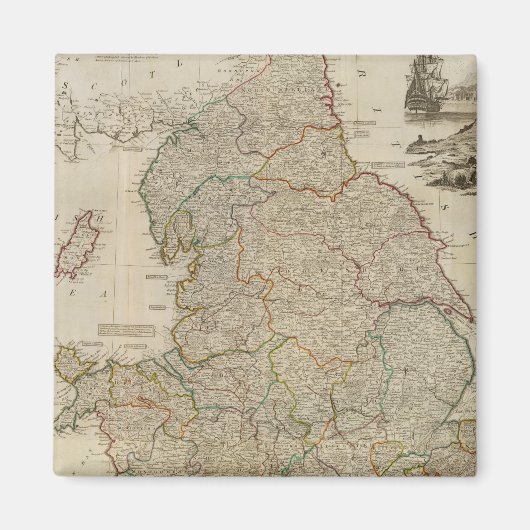 Composite England, Wales Magneet (Voorkant)