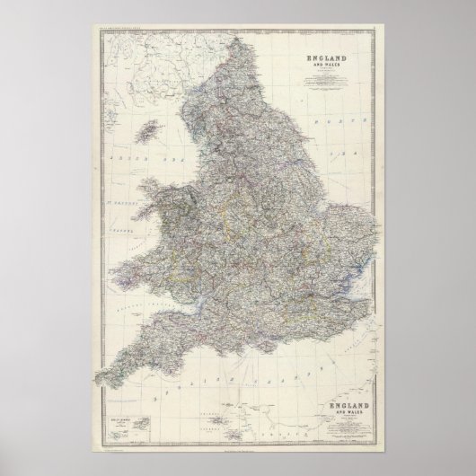Composite England, Wales Poster (Voorkant)