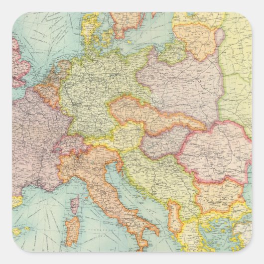 Composite Europe Vierkante Sticker (Voorkant)