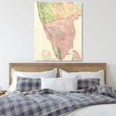 Composite India-schiereiland Canvas Afdruk (Insitu (Slaapkamer))