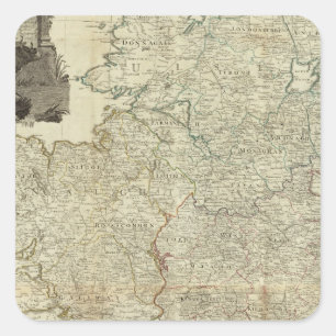 Composite Ireland Vierkante Sticker