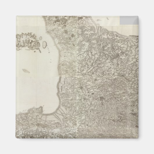 Composite Map of France 2 Magneet (Voorkant)