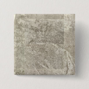 Composite Map of France 3 Vierkante Button 5,1 Cm