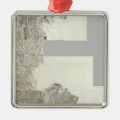 Composite Map of France 4 Metalen Ornament (Voorkant)