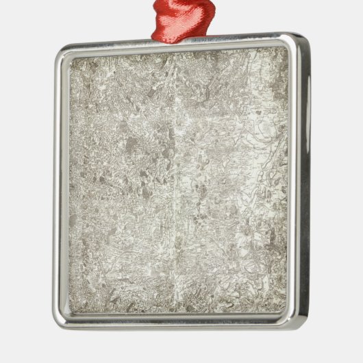 Composite Map of France 9 Metalen Ornament (Links)