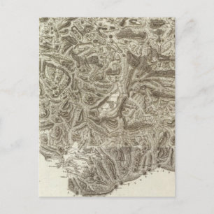 Composite Map of France Briefkaart