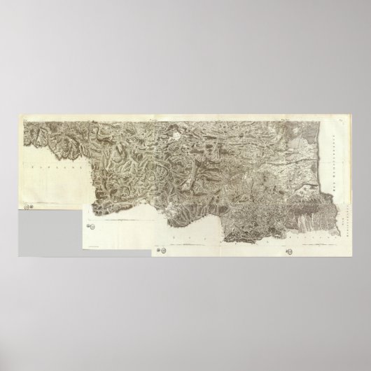 Composite Map of France Poster (Voorkant)