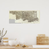 Composite Map of France Poster (Keuken)