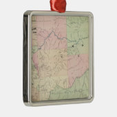 Composite Montana, Idaho Metalen Ornament (Rechts)