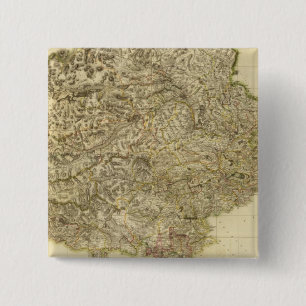 Composite Perthshire Vierkante Button 5,1 Cm