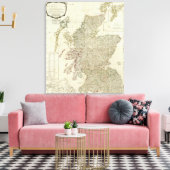 Composite Scotland of North Britain Canvas Afdruk (Insitu (Woonkamer))