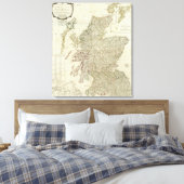 Composite Scotland of North Britain Canvas Afdruk (Insitu (Slaapkamer))