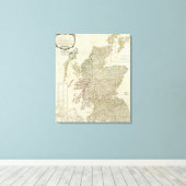 Composite Scotland of North Britain Canvas Afdruk (Insitu (Houten vloer))