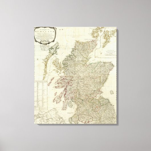 Composite Scotland of North Britain Canvas Afdruk (Voorkant)
