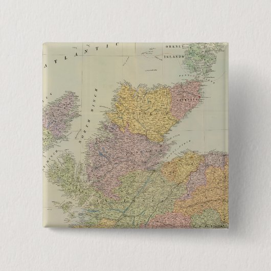 Composite Scotland Vierkante Button 5,1 Cm (Voorkant)