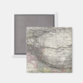 CompositeMap of India, Asia Magneet (Voorkant / Achterkant)