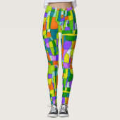 Compositie 1410 - Kunst Leggings (Voorkant)