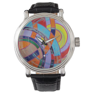 Compositie #15 van Michael Moffa Horloge