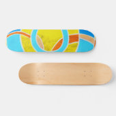 Compositie #23B door Michael Moffa Skateboard (Horizontaal)