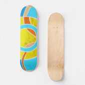 Compositie #23B door Michael Moffa Skateboard (Voorkant)