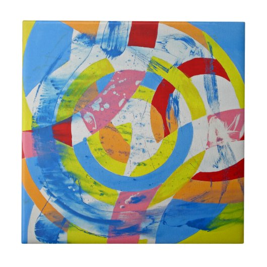 Compositie #2 van Michael Moffa Tegeltje (Voorkant)