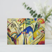 Compositie 4 door Wassily Kandinsky Bedankkaart (Staand voorkant)