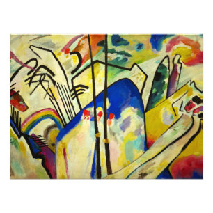 Compositie 4 door Wassily Kandinsky Foto Afdruk
