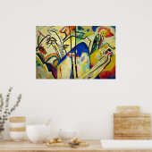Compositie 4 door Wassily Kandinsky Poster (Keuken)