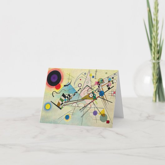 Compositie 8 door Wassily Kandinsky Bedankkaart (Voorkant)