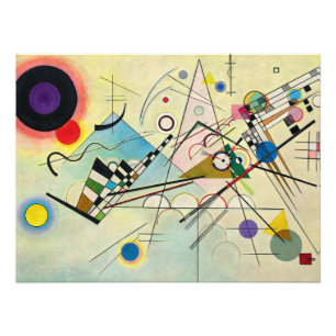 Compositie 8 door Wassily Kandinsky Foto Afdruk