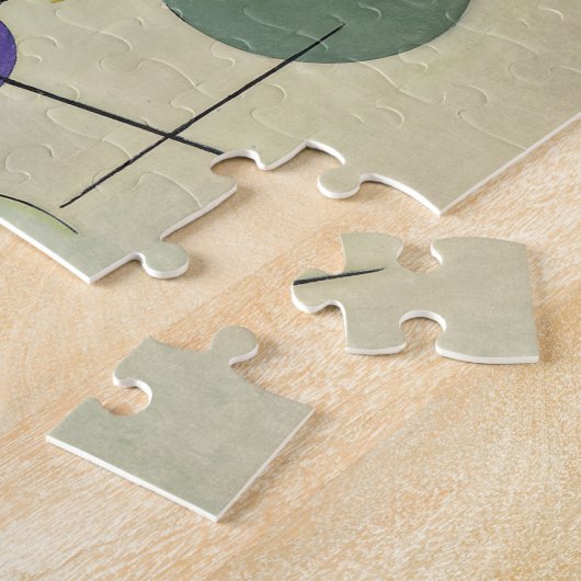 Compositie 8 door Wassily Kandinsky Legpuzzel (Zijkant)