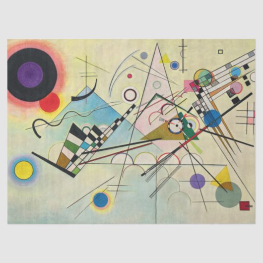 Compositie 8 door Wassily Kandinsky Tissuepapier (Voorkant)