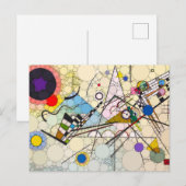Compositie 8 van After Wassily Kandinsky Briefkaart (Voorkant / Achterkant)