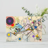 Compositie 8 van After Wassily Kandinsky Feestdagenkaart (Staand voorkant)