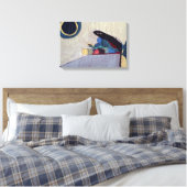 "Compositie", Abstracte kunst gewikkeld doek Canvas Afdruk (Insitu (Slaapkamer))