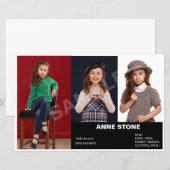 Compositie Acteur Model Headshot Kinderen Zed (Voorkant / Achterkant)