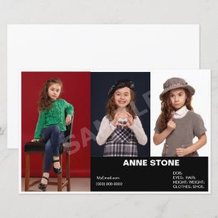 Compositie Acteur Model Headshot Kinderen Zed