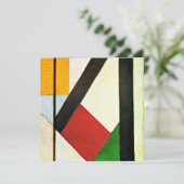 Compositie, beroemd kunstwerk van Theo van Doesbur Kaart (Staand voorkant)